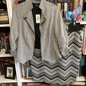 Torrid mandarin collar moto jacket, 00X / Large